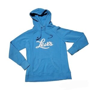 Levis logo sweatshirt Juniors Size Small blue